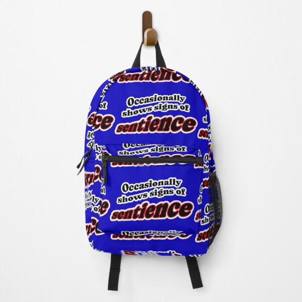 Item preview, Occasionally shows signs of sentience, blue background designed and sold by mntimg.