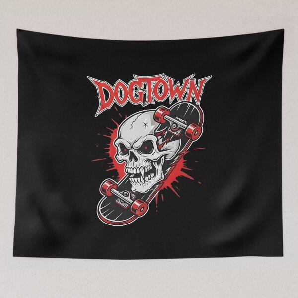 Item preview, Dogtown skate skull scene designed and sold by Uglyandcute.