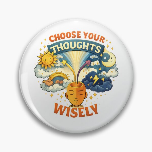 Item preview, Choose Your Thoughts Wisely – Manifestation Mindset Spiritual Design designed and sold by ManifestationR.