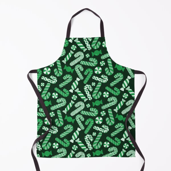 Item preview, Candies & Candy Canes - Monochrome Green designed and sold by thecolorbirdie.