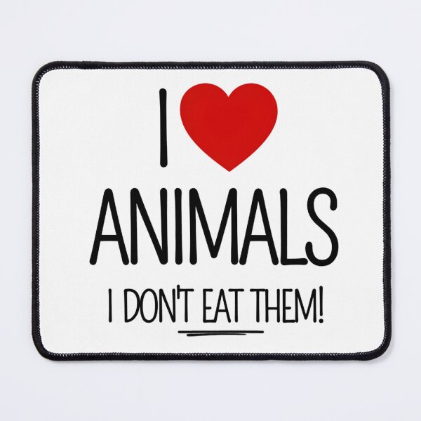 Item preview, I Heart Animals Animal Rights Activist Vegan Vegetarian designed and sold by TackyTime.