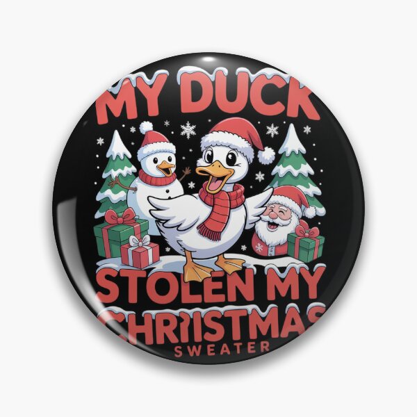 Item preview, My Duck Stolen My Christmas Sweater Santa Dog Gnome designed and sold by skanderio.