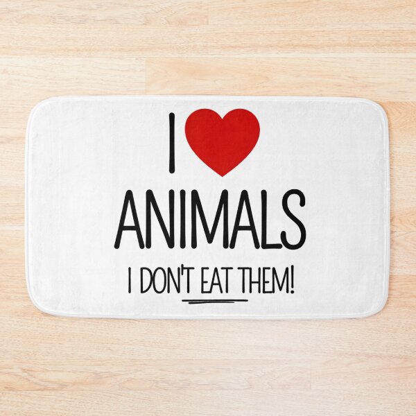 Item preview, I Heart Animals Animal Rights Activist Vegan Vegetarian designed and sold by TackyTime.