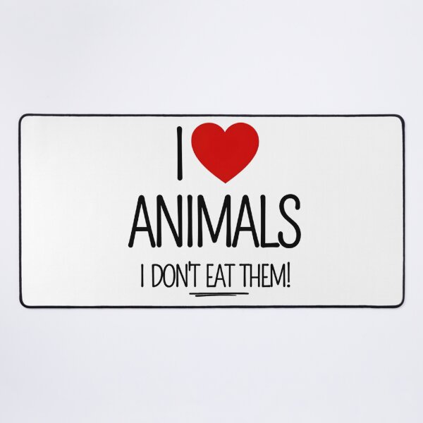 Item preview, I Heart Animals Animal Rights Activist Vegan Vegetarian designed and sold by TackyTime.