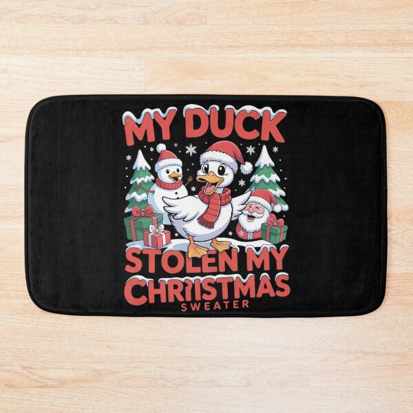 Item preview, My Duck Stolen My Christmas Sweater Santa Dog Gnome designed and sold by skanderio.