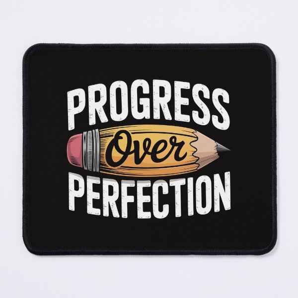 Item preview, Teacher Progress Over Perfection Pencil Motivational designed and sold by AnimeManga2D.