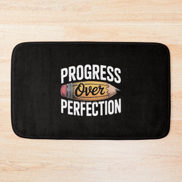 Item preview, Teacher Progress Over Perfection Pencil Motivational designed and sold by AnimeManga2D.
