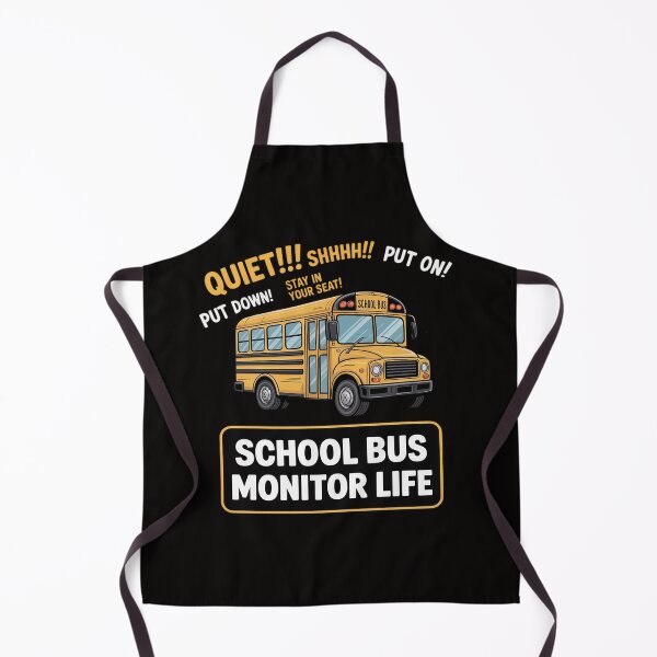 Item preview, School Bus Monitor Life designed and sold by banbopbii.