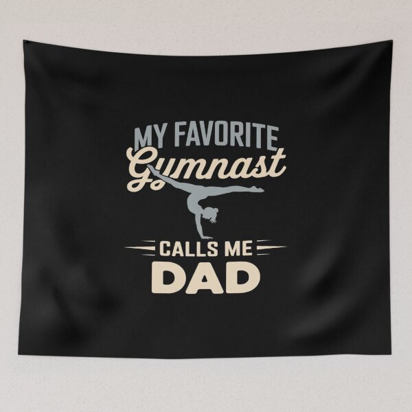 Item preview, My Favorite Gymnast Calls Me Dad - Gymnastics Routines designed and sold by skanderio.