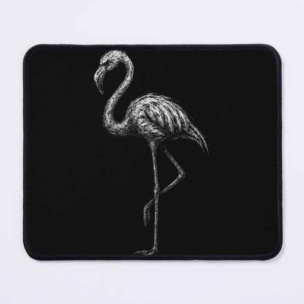 Item preview, Elegant Standing Flamingo Distressed Art designed and sold by Mortisigil.