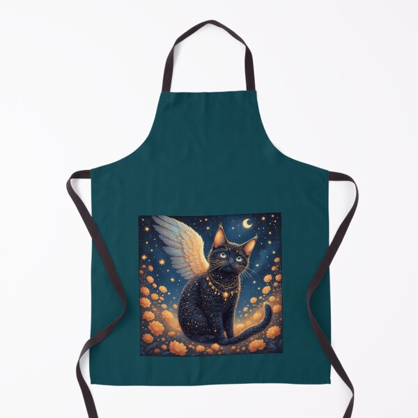 Item preview, Cat Angel flying in the starry sky. designed and sold by Natalia-Vlad.