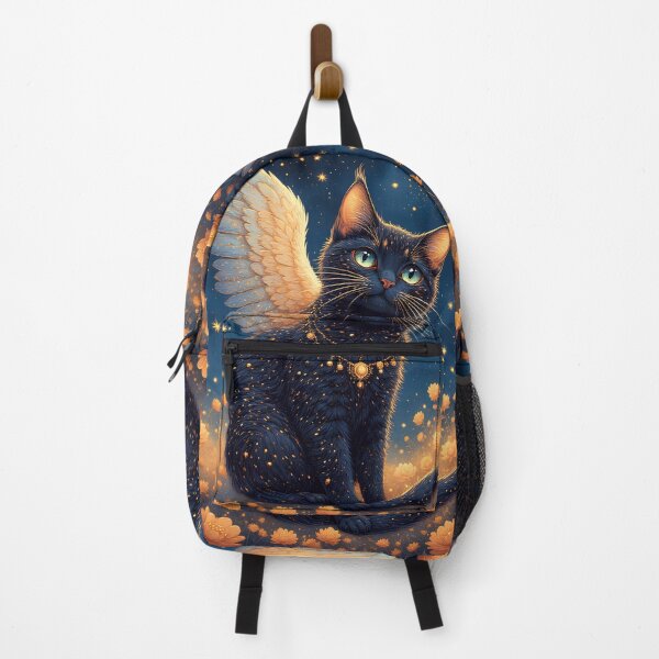 Item preview, Cat Angel flying in the starry sky. designed and sold by Natalia-Vlad.