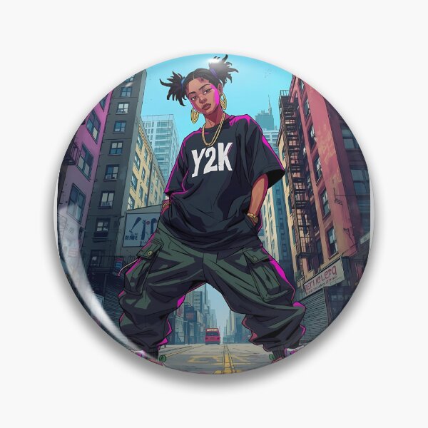 Item preview, Urban Street Style: Bold Y2K Outfits & Grunge Aesthetic in Graffiti City Art designed and sold by VibranPalette.