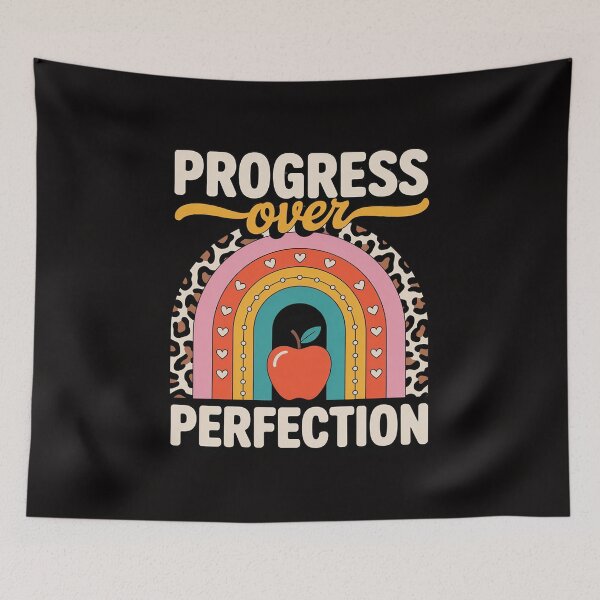 Item preview, Progress Over Perfection School Teacher Principal Leopard Men Women Kids designed and sold by banbopbii.