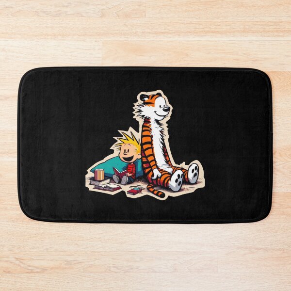 Item preview, Calvin and Hobbs chilling and reading Sticker designed and sold by Carley Peter.