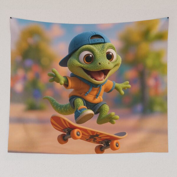 Item preview, Skater Lizard designed and sold by Sillytoe.