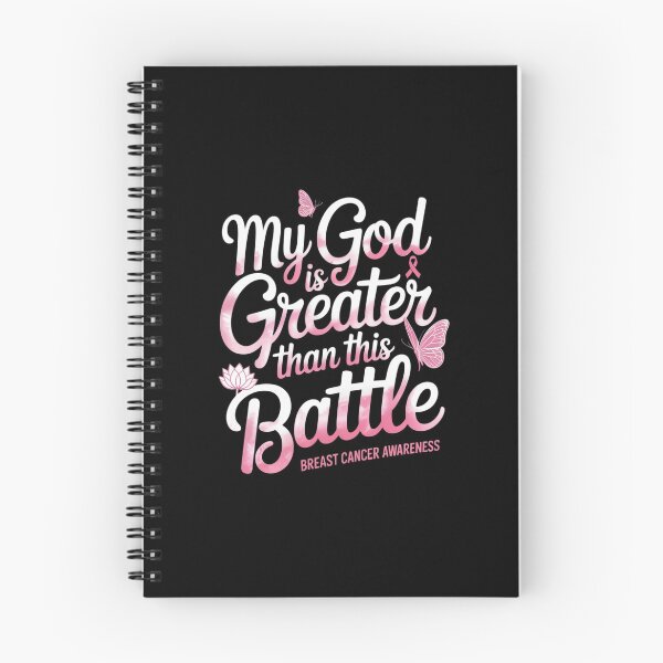Item preview, My god is Greater Than This Battle Breast Cancer Awareness designed and sold by skanderio.