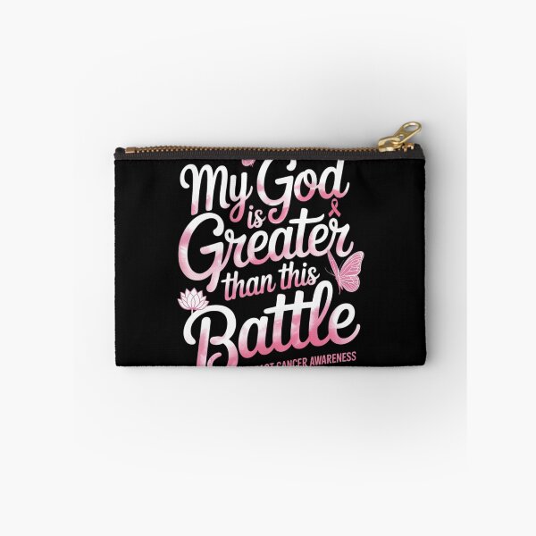 Item preview, My god is Greater Than This Battle Breast Cancer Awareness designed and sold by skanderio.