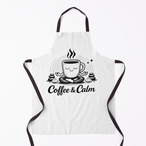 Item preview, Coffee and Calm, coffee cup doing yoga designed and sold by LuloCreative.
