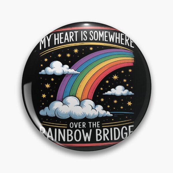 Item preview, My Heart is Somewhere Over The Rainbow Bridge Cat Lover designed and sold by skanderio.