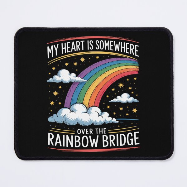 Item preview, My Heart is Somewhere Over The Rainbow Bridge Cat Lover designed and sold by skanderio.