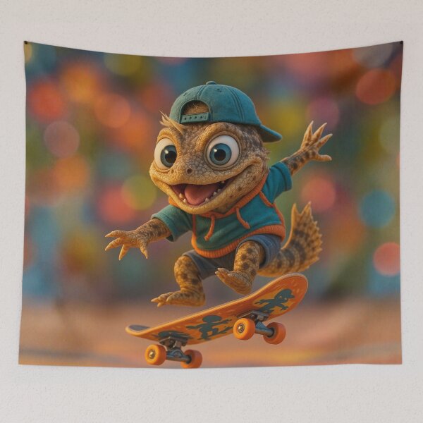 Item preview, Skater Lizardfish designed and sold by Sillytoe.
