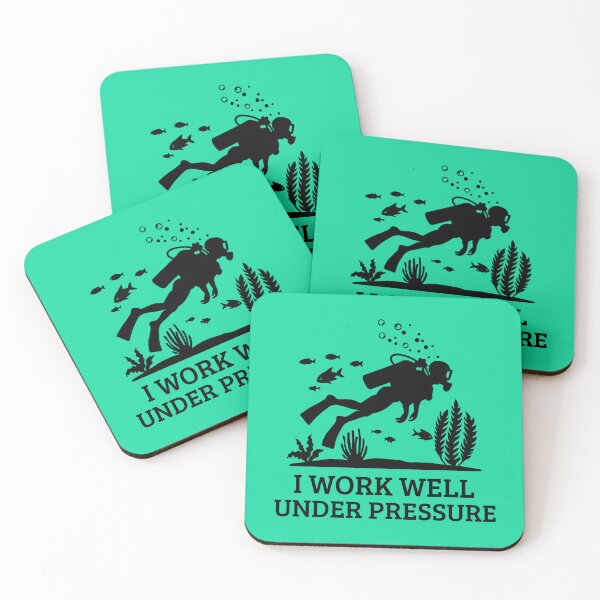Item preview, I Work Well Under Pressure. Funny Diver Quote. Scuba Diver. designed and sold by DesignHouse07.