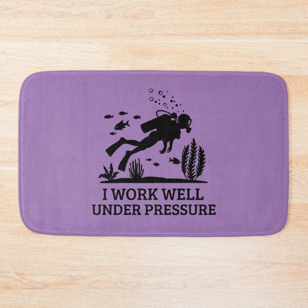 Item preview, I Work Well Under Pressure. Funny Diver Quote. Scuba Diver. designed and sold by DesignHouse07.