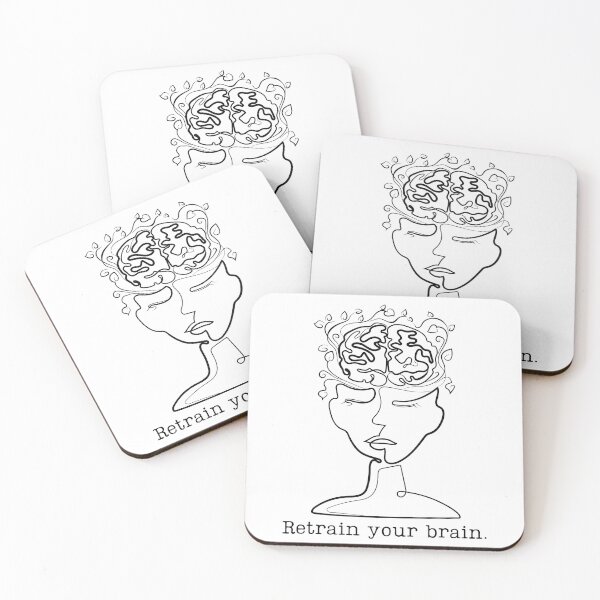 Item preview, Retrain Your Brain designed and sold by BJScottArt.