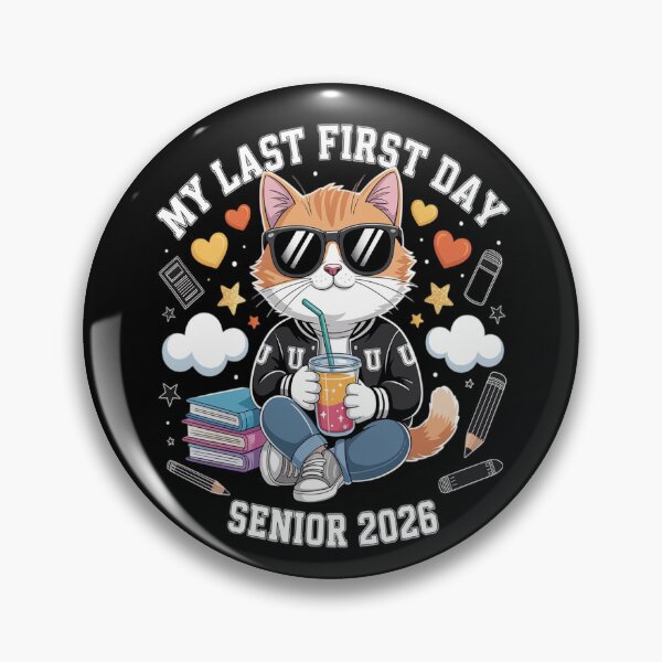 Item preview, My Last First Day Senior 2026 Cat designed and sold by skanderio.
