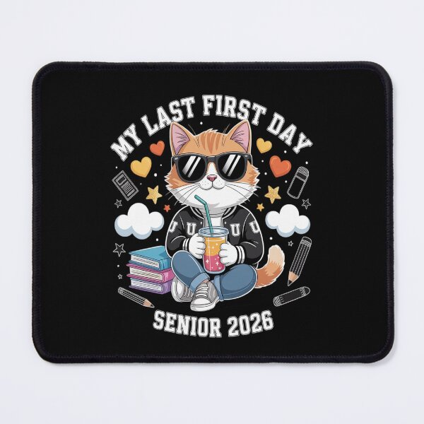 Item preview, My Last First Day Senior 2026 Cat designed and sold by skanderio.