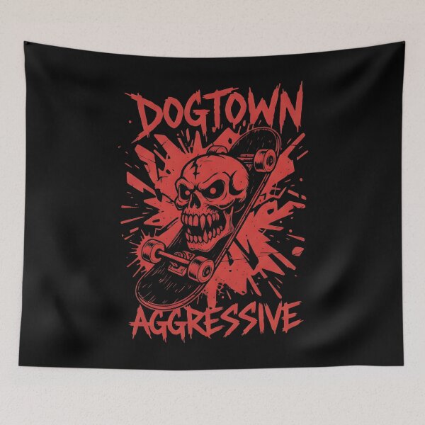 Item preview, Dogtown skate skull scene designed and sold by Uglyandcute.