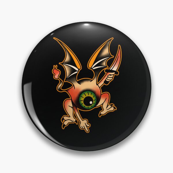 Item preview, Trad flying eye designed and sold by Hannah Hibbert.