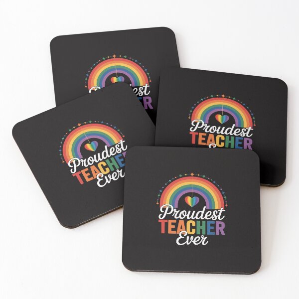 Item preview, Rainbow Proudest Teacher Ever LGBT Flag Lesbian Gay Pride designed and sold by banbopbii.