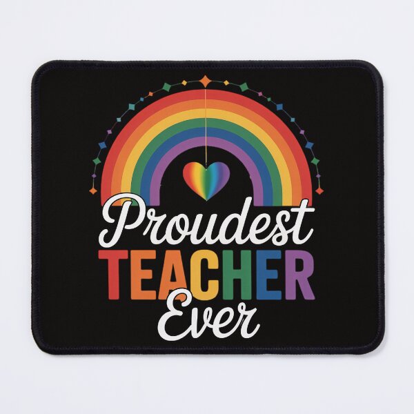 Item preview, Rainbow Proudest Teacher Ever LGBT Flag Lesbian Gay Pride designed and sold by banbopbii.