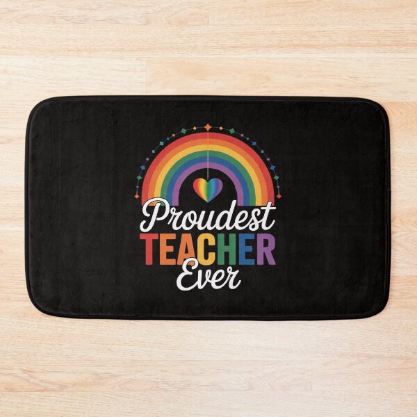 Item preview, Rainbow Proudest Teacher Ever LGBT Flag Lesbian Gay Pride designed and sold by banbopbii.