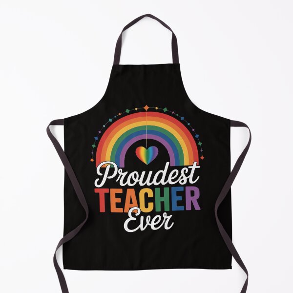 Item preview, Rainbow Proudest Teacher Ever LGBT Flag Lesbian Gay Pride designed and sold by banbopbii.