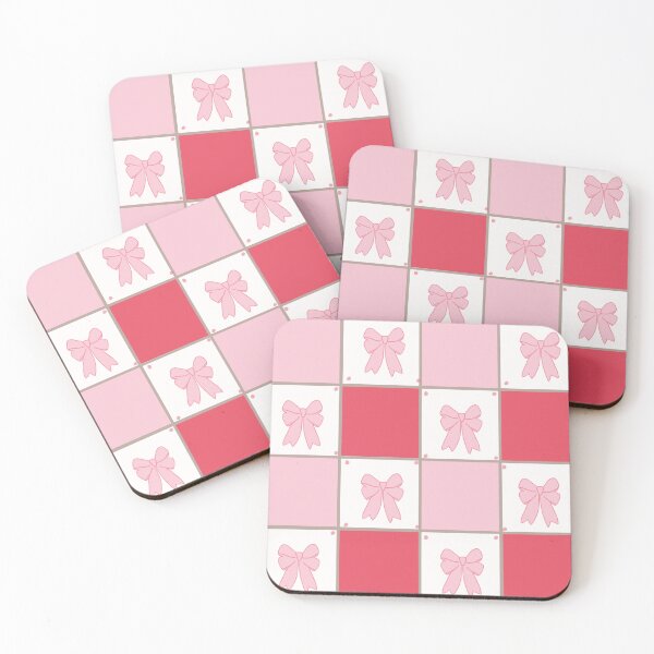 Item preview, Pink Coquette Bow Plaid Pattern | Cute Girly Aesthetic Bows | Valentine & Babycore Design designed and sold by thank you.