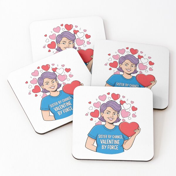 Item preview, Sarcastic Sister Valentine T-Shirt – Valentine by Force designed and sold by Muzgle.