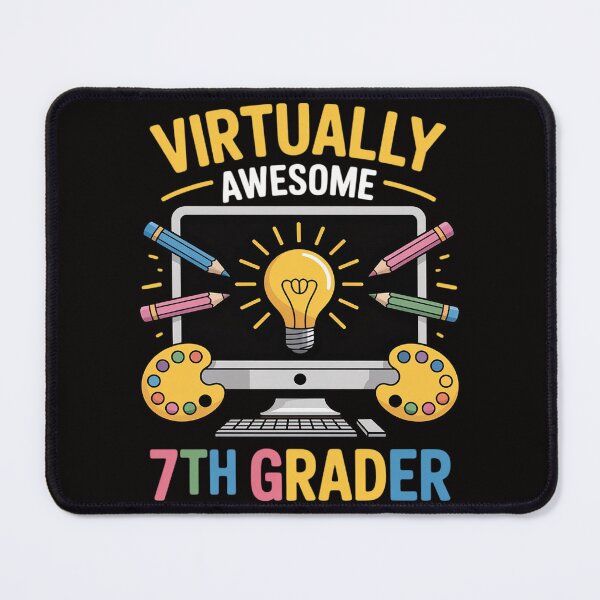 Item preview, Virtually Awesome 7th Grader Online Class Back To School designed and sold by AnimeManga2D.