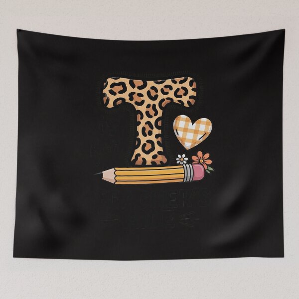 Item preview, T Is For Teacher’s Aide Back To First Day Of School Leopard designed and sold by AnimeManga2D.