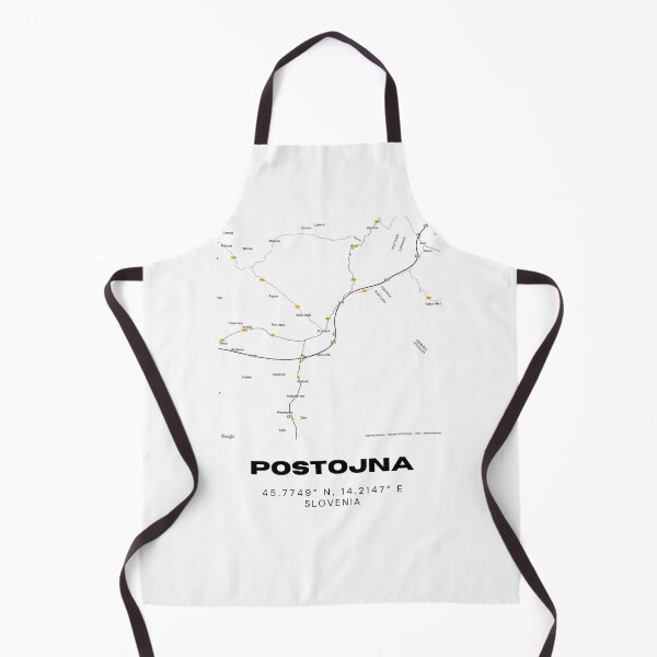 Item preview, Postojna Slovenia Map Print | Coordinates Minimalist City Wall Art designed and sold by RM-Journey.
