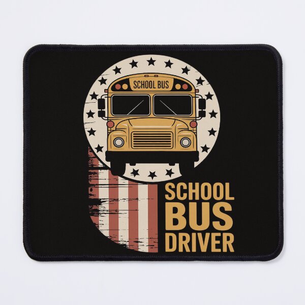 Item preview, School Bus Driver American Flag School Bus Driver designed and sold by banbopbii.