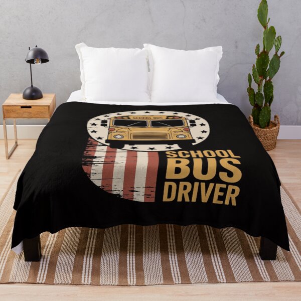 Item preview, School Bus Driver American Flag School Bus Driver designed and sold by banbopbii.