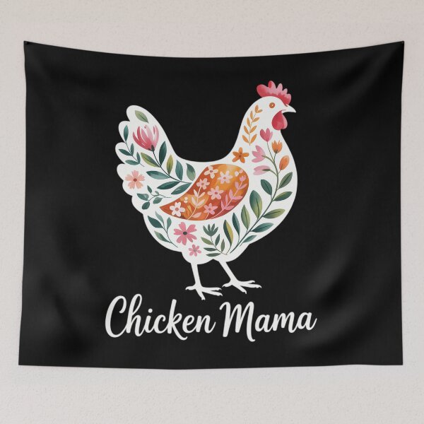 Item preview, Chicken Mama Flowers Farmer Mother's Day designed and sold by JonathalIngham.