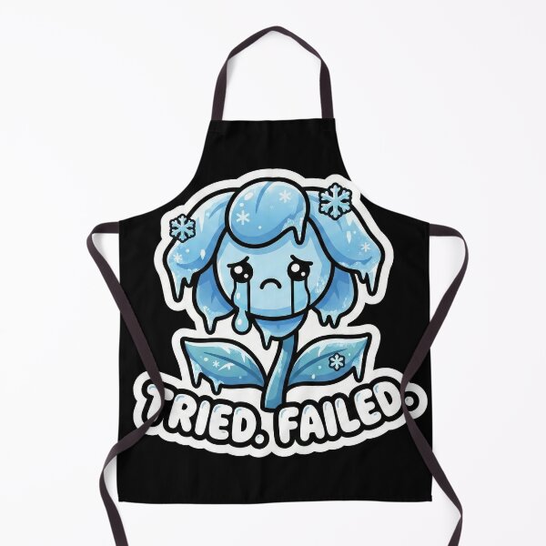 Item preview, Tried Failed - Crying Frozen Flower Sticker designed and sold by Sassy Cult.