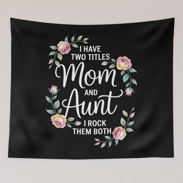 Item preview, I Have Two Titles Mom Aunt Mothers Day Mama Aunty designed and sold by JonathalIngham.