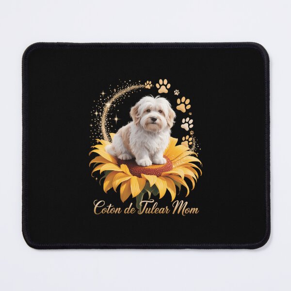 Item preview, Coton De Tulear Mom Sunflower With Dog Paw Mother's Day designed and sold by JonathalIngham.