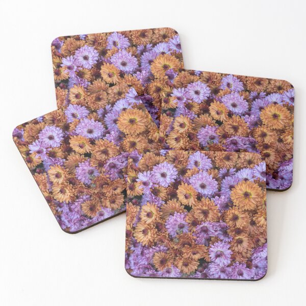 Item preview, Vibrant Mix of Autumnal Chrysanthemum Flowers designed and sold by Georgia Mizuleva.