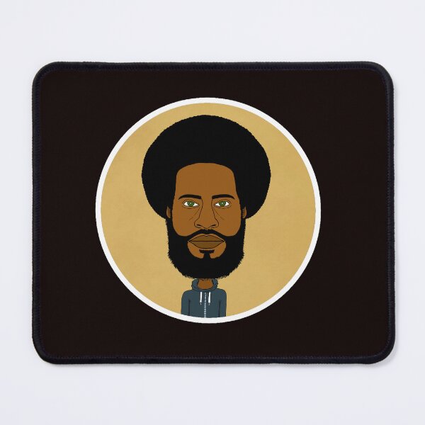 Item preview, Stylized drawing of an Afro man with green eyes and streetwear style. Circle Edition. designed and sold by Eric Sintès.